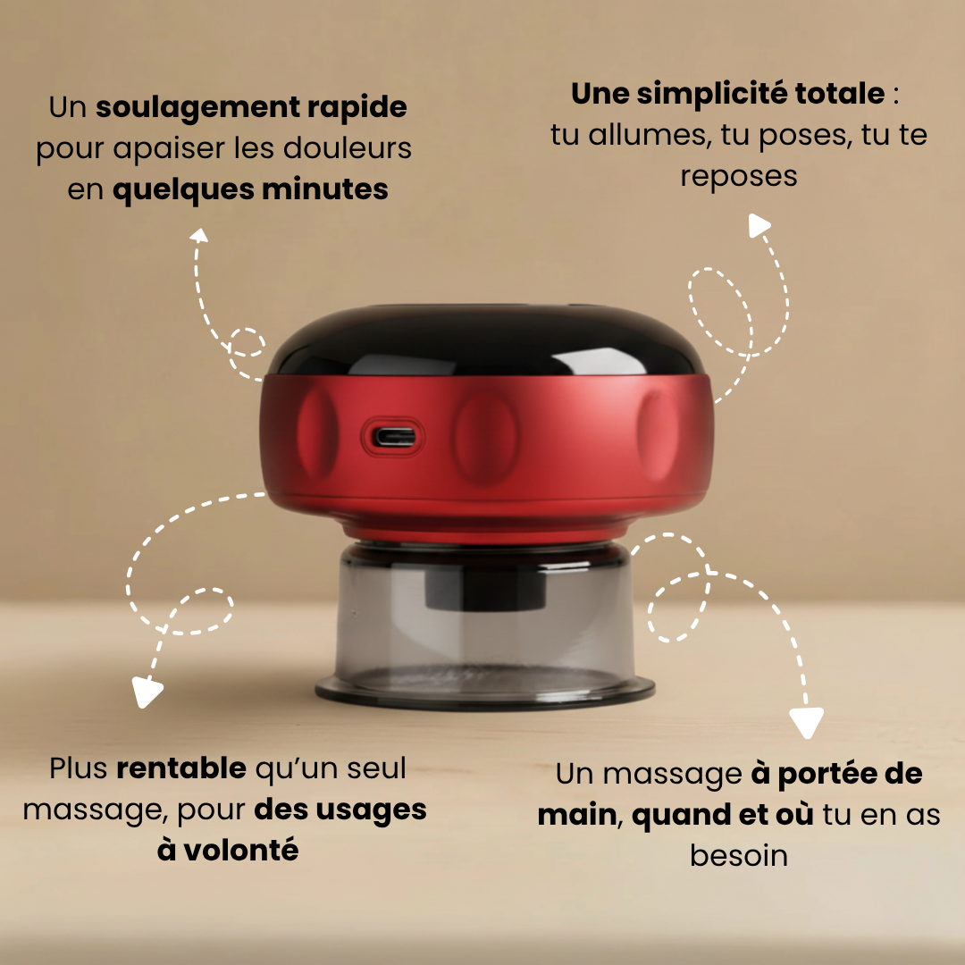 Le masseur à ventouse intelligent d'Asavya