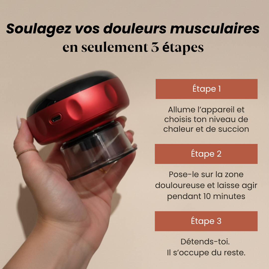 Le masseur à ventouse intelligent d'Asavya